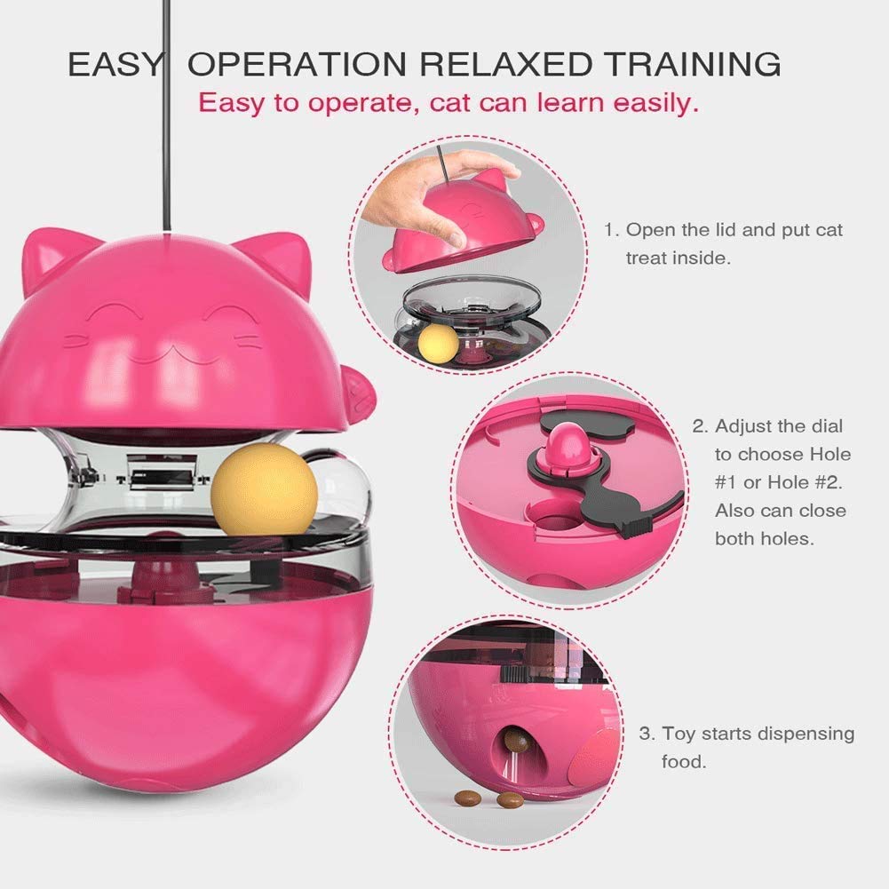 Pets Empire Food Dispenser Cat IQ Training Toy  (Multicolor)
