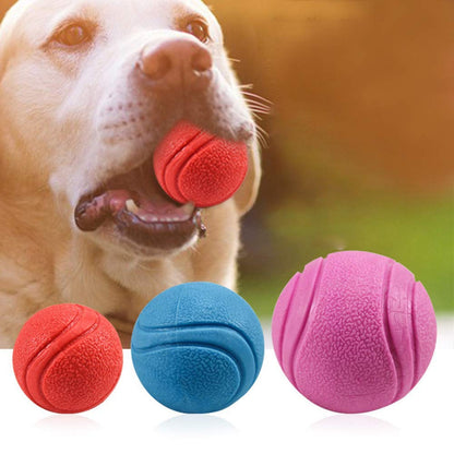 Pets Empire Solid Rubber Bouncy Ball 1 Piece (Color May Vary)