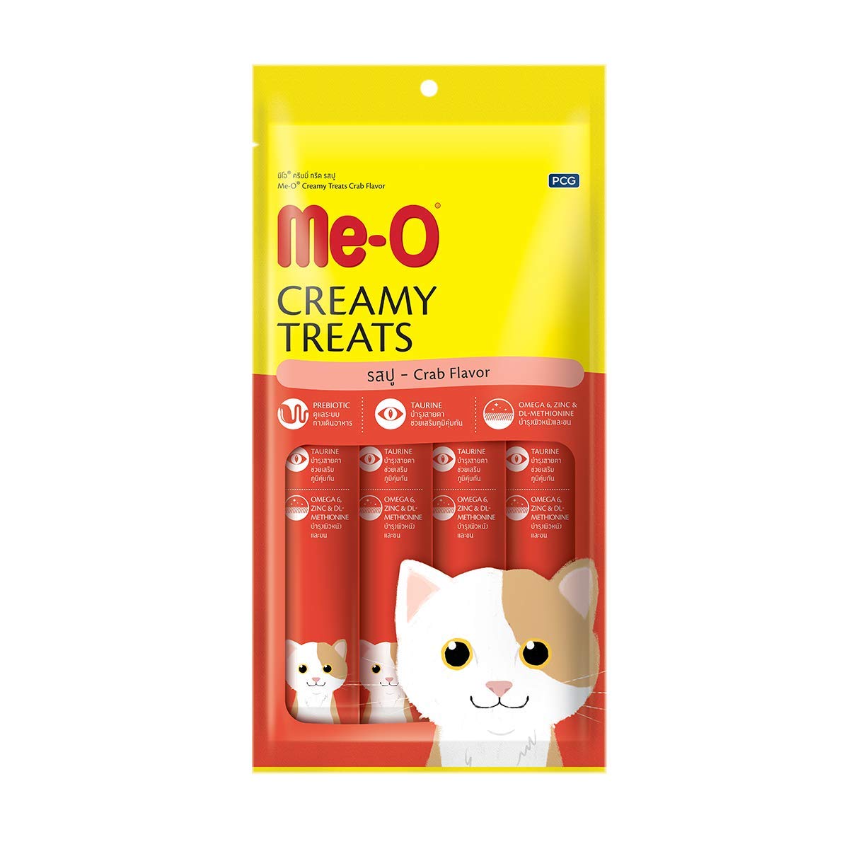 Me-O Creamy Cat Treats Crab Flavor 60 G