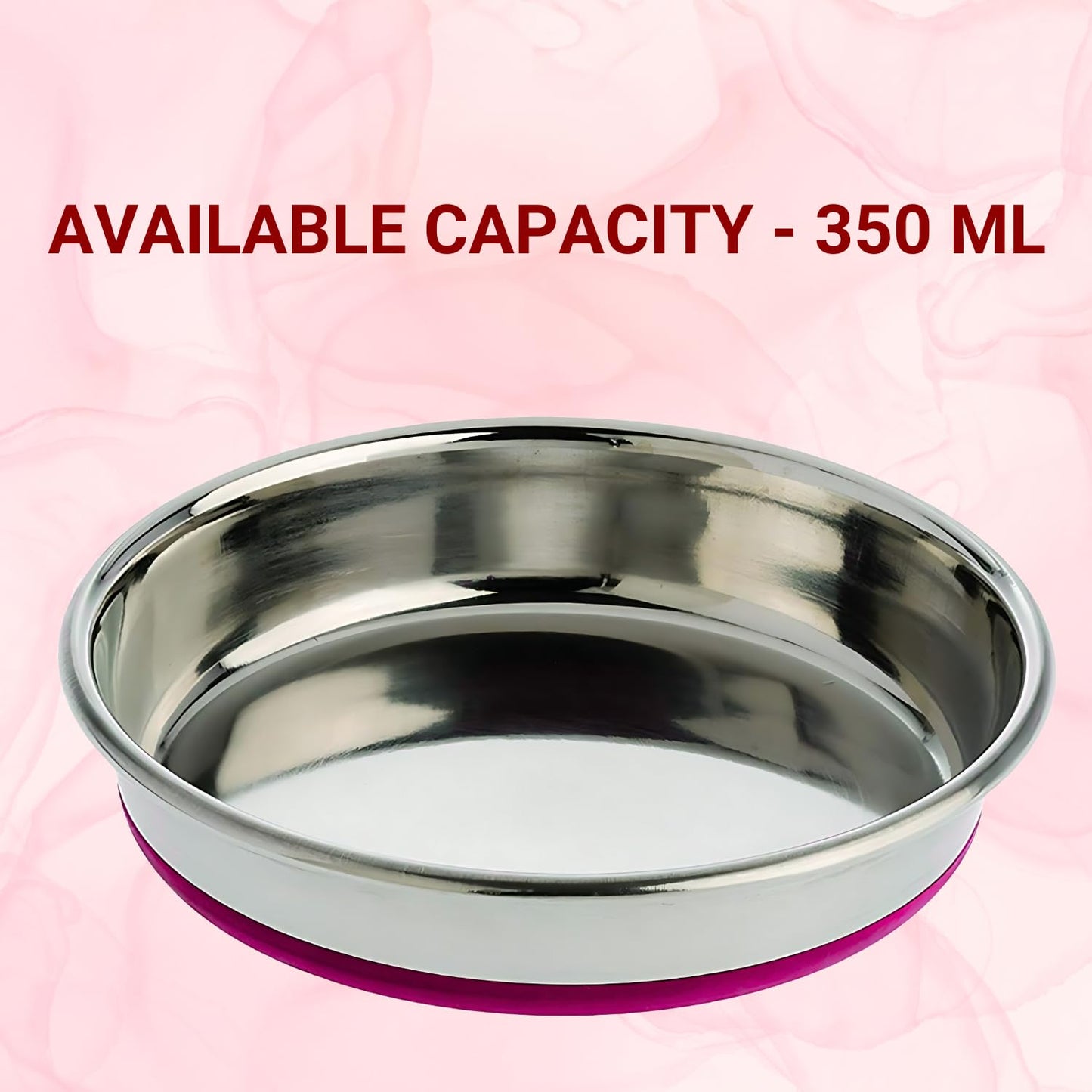 Pet Empire Stainless Steel Cat Silicone Base Bowl (400ml)
