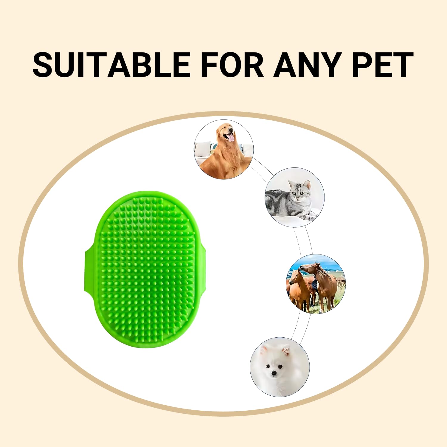 Pets Empire 3-in-1 Grooming Brush Set for Dogs & Cats