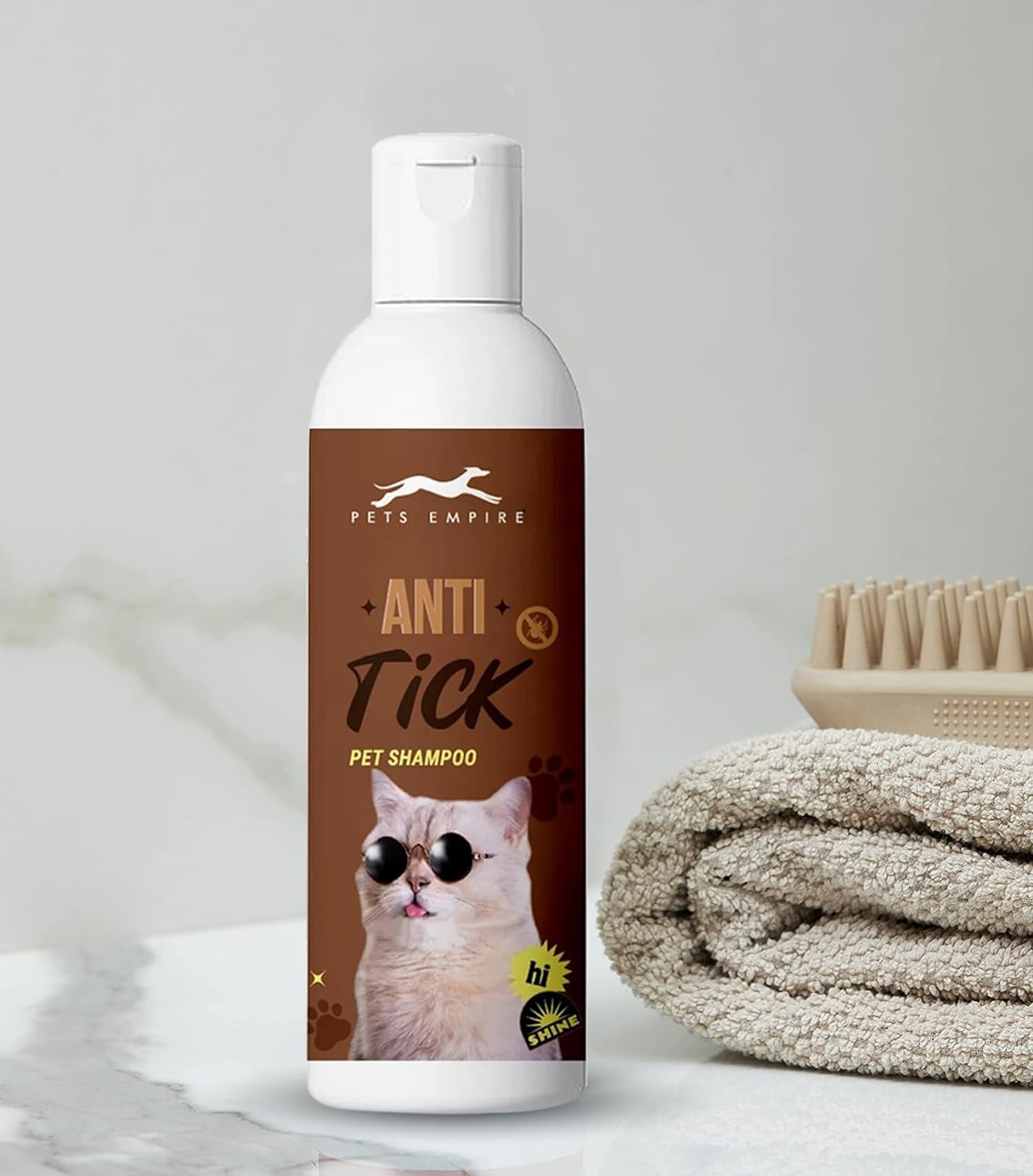Pets Empire Cat Shampoo - Anti Tick with Free Flea Comb