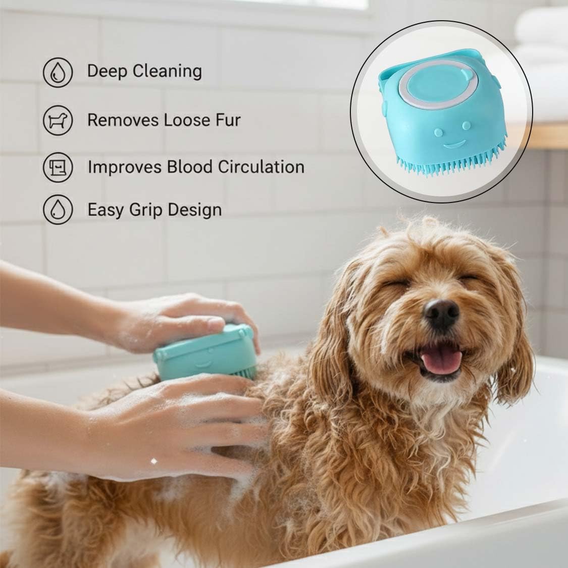Pets Empire 5-in-1 Dog & Cat Grooming Combo