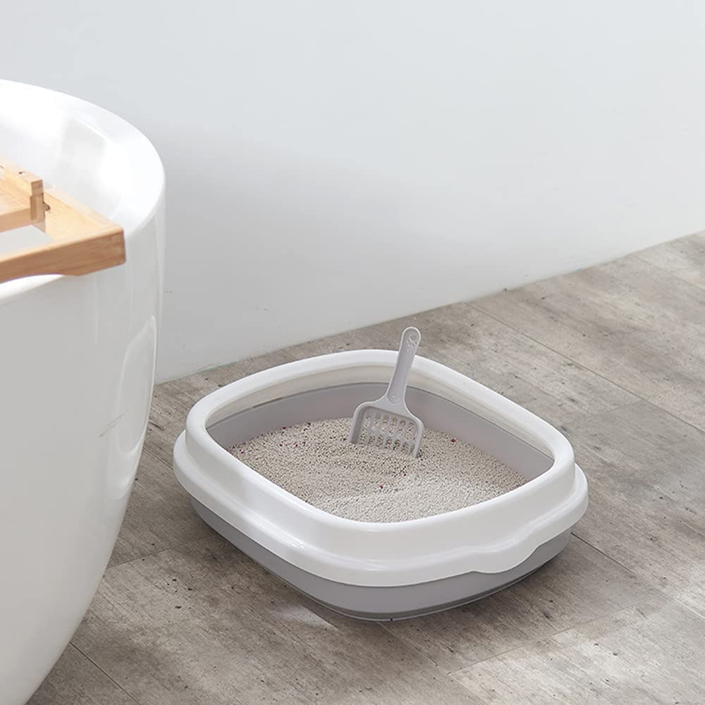 Pets Empire Cat Litter Box Set with Scooper- GREEN