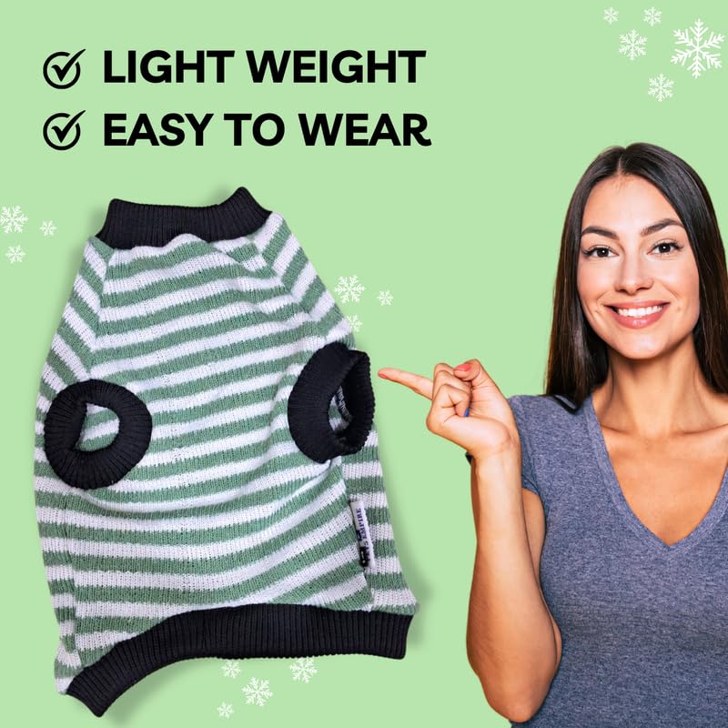 Pets Empire Warm Winter Sweater for All Breeds Dogs-  Green