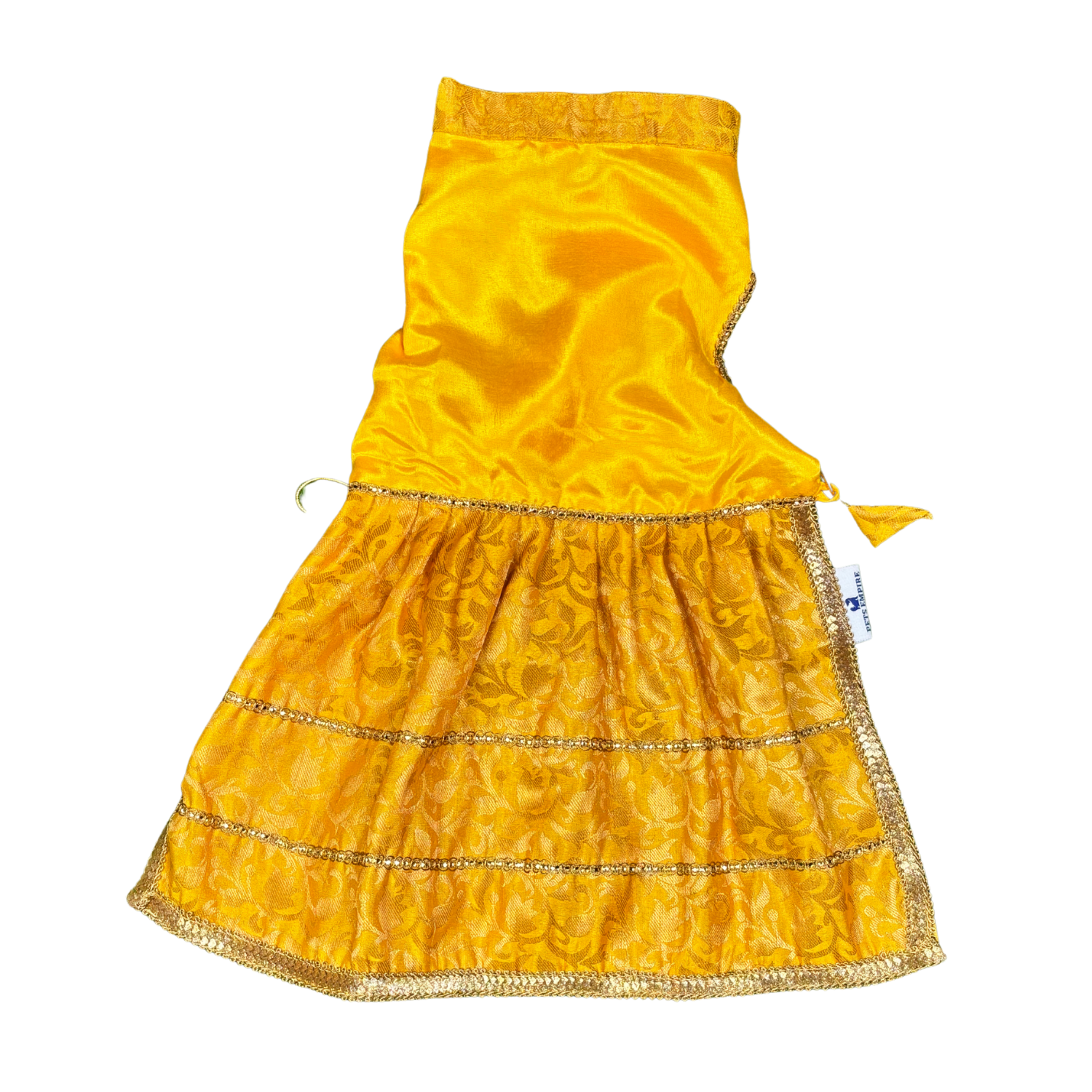 Pets Empire Lehenga Dress for Female  Dogs- Yellow