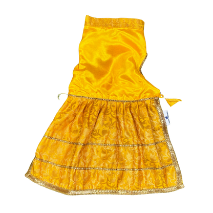 Pets Empire Designer Outfit For Female Dog (Yellow)