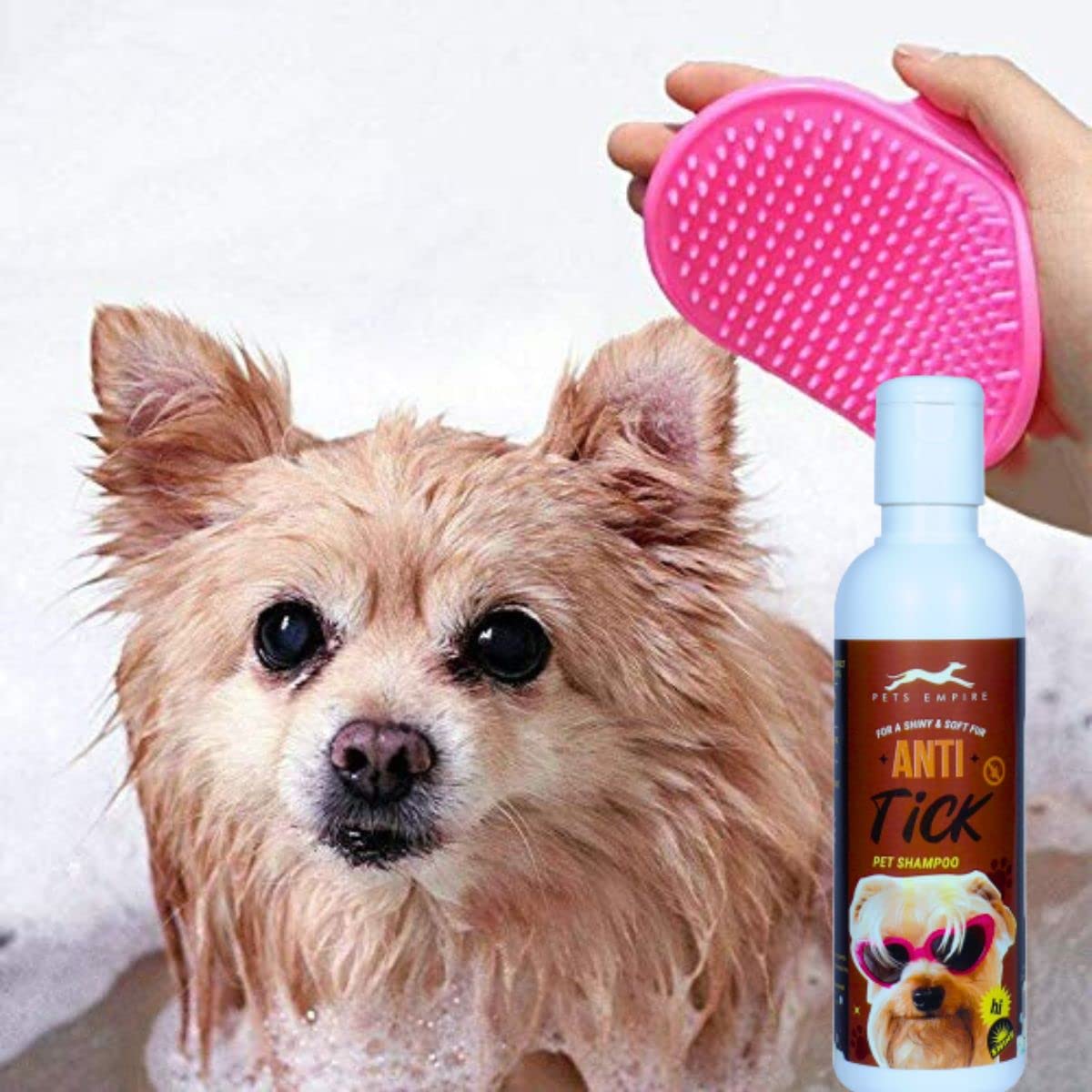 Pets Empire Naturally Organic Body Shampoo for Dogs 200ml Each (Tick Flea Combo)