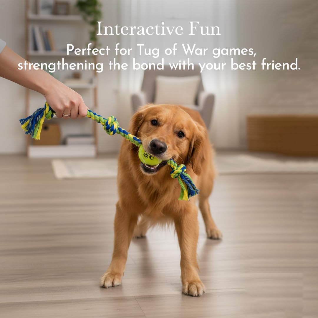 PETS EMPIRE Man Shape Natural Rope Toy for Dogs