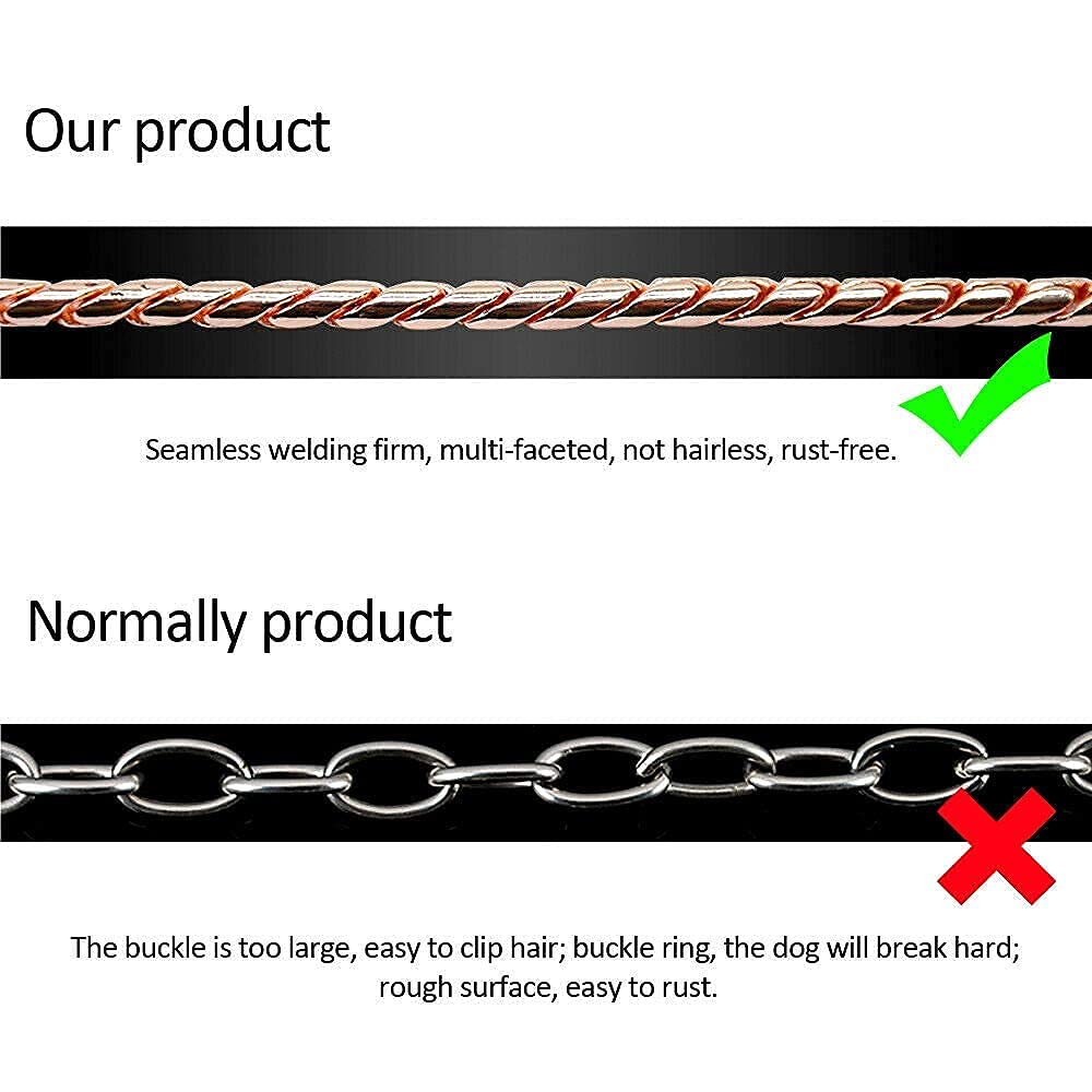 Pets Empire Snake chain For Dogs (Gold, Silver)