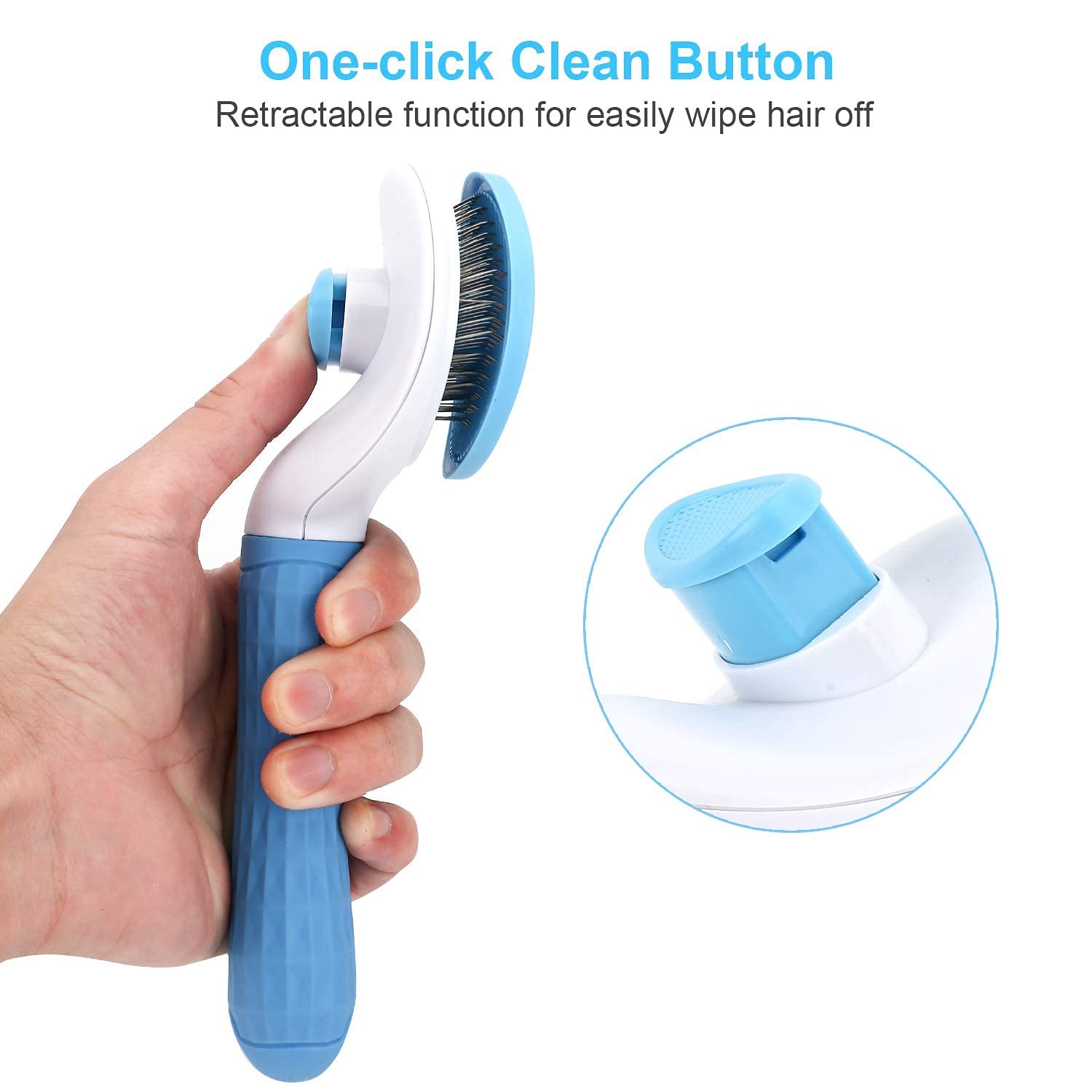 Pets Empire 3-in-1 Grooming Brush Set for Dogs & Cats