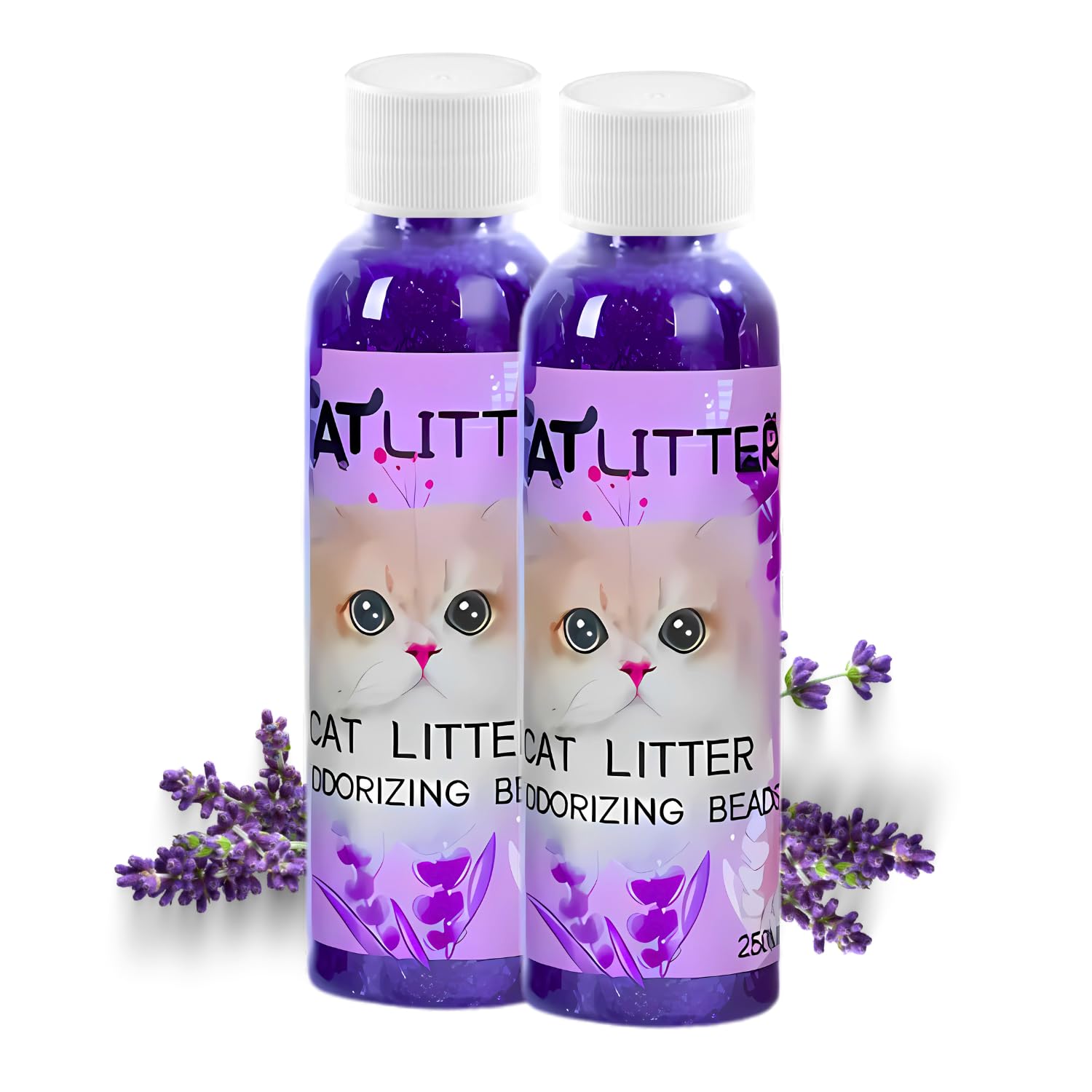 Pets Empire Cat Litter Deodorizing Beads with Lavender Fragrance (Pack of 2)