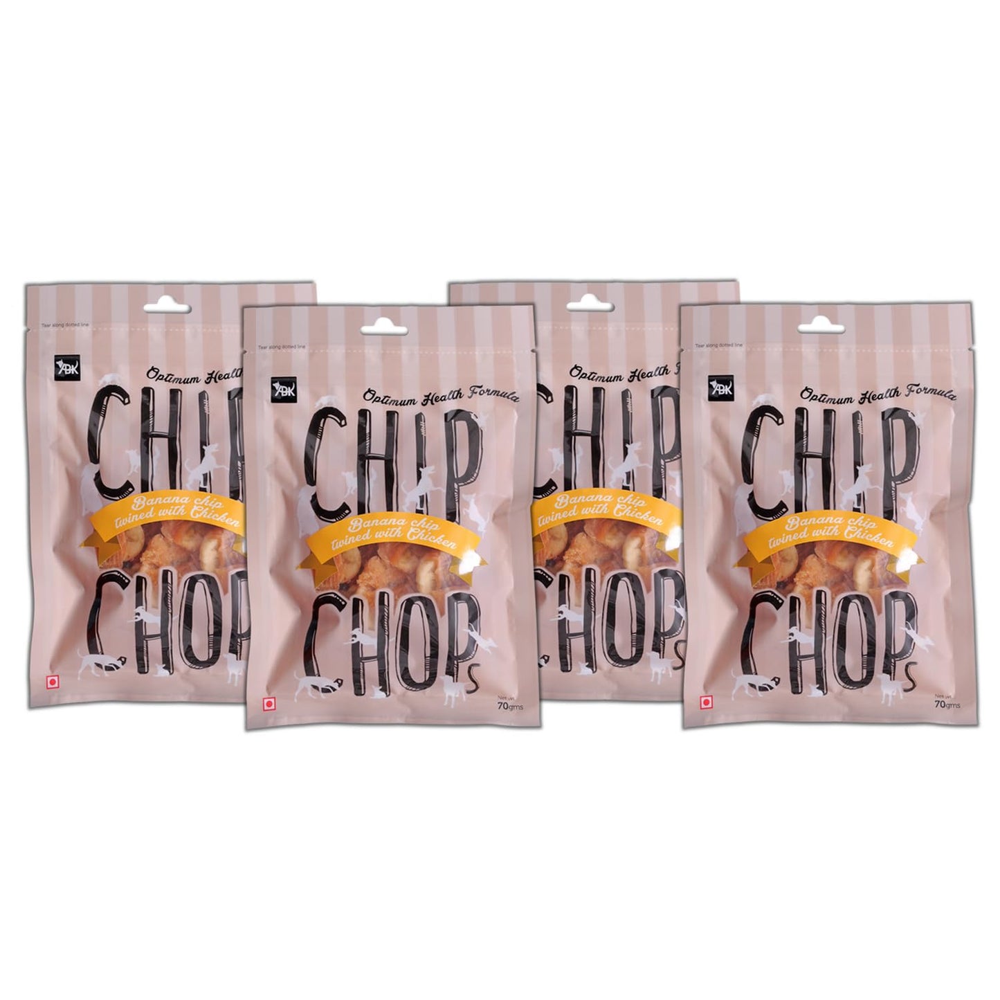 CHIP CHOPS BANANA CHICKEN DOG TREATS 70g