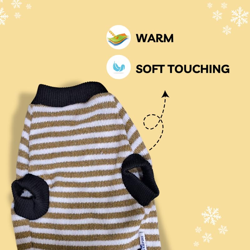 Pets Empire Warm Winter Sweater for All Breeds Dogs-Brown