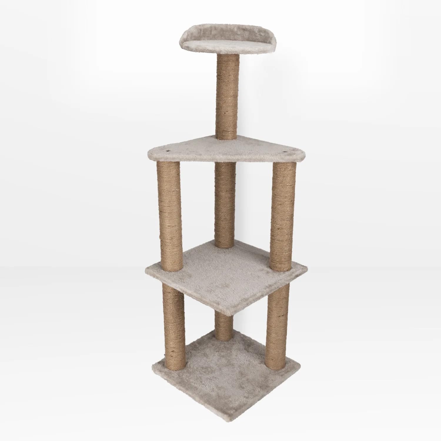 Pets Empire 3 Stage Cat Tree - Cream