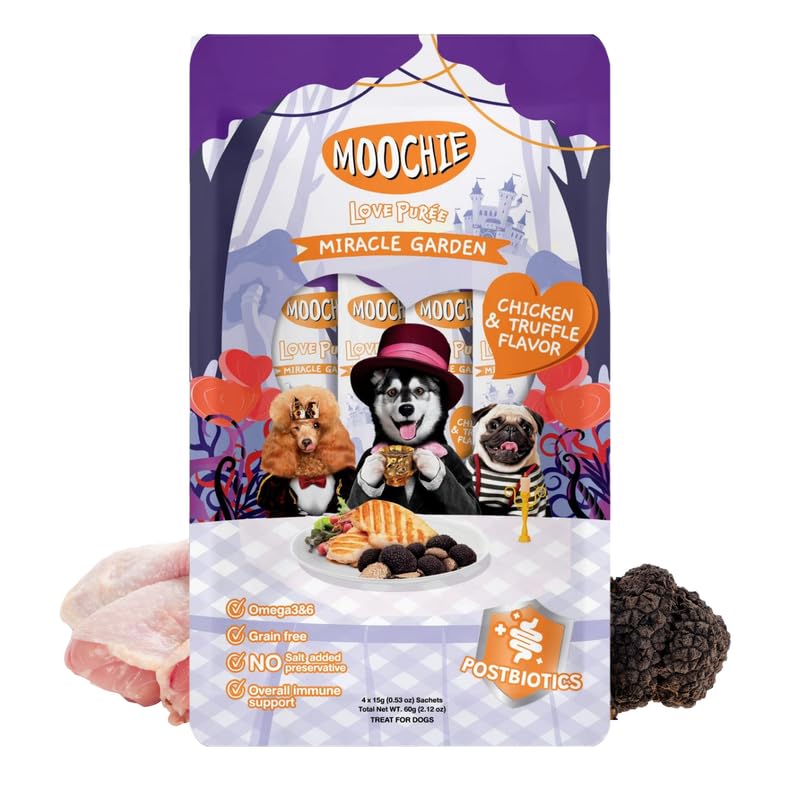 Moochie Creamy Dog Treats – Chicken & Truffle Flavour | Healthy & Tasty Snack