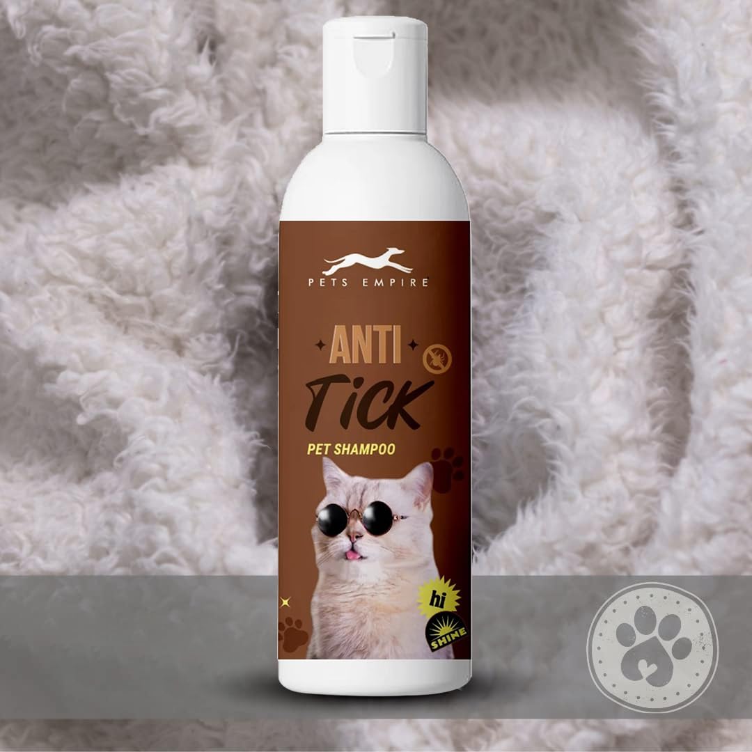 Pets Empire Cat Shampoo - Anti Tick with Free Flea Comb