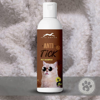 Pets Empire Cat Shampoo - Anti Tick with Free Flea Comb