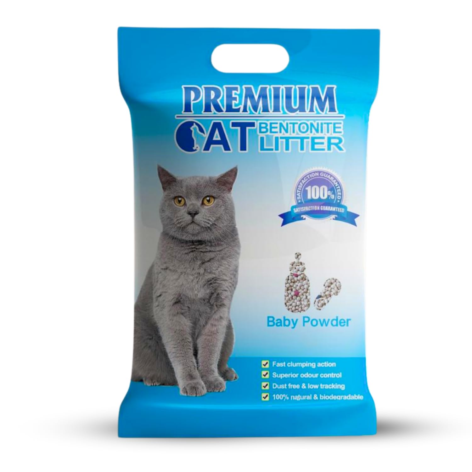 Pets Empire Premium Bentonite Baby Powder Cat Litter (5L/4kg)