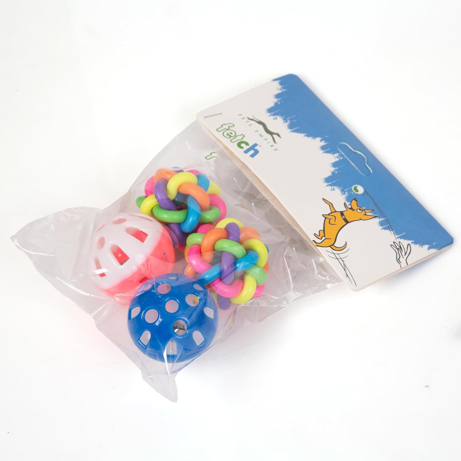 Pets Empire Rainbow Jingle Play Balls for Cats