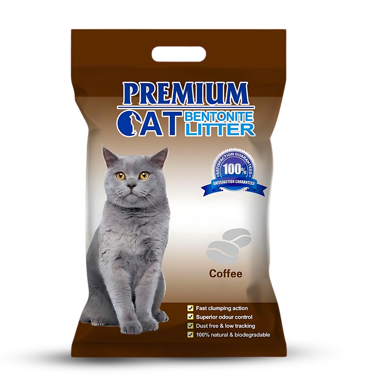 Pets Empire Premium Bentonite Cat Litter – Coffee Scented (5L/4kg)