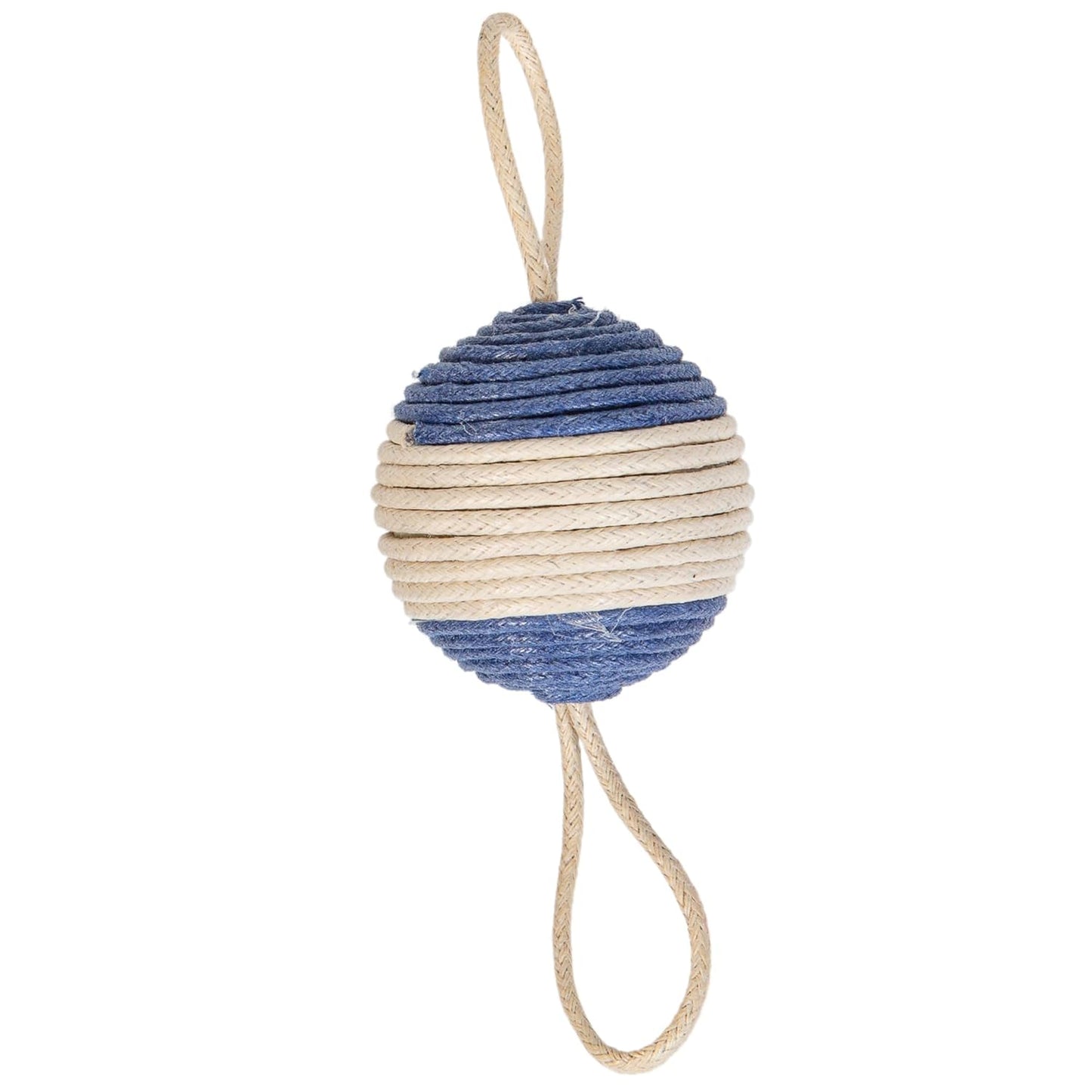 PETS EMPIRE Mouse & Ball Jute Cat Toy Combo for Playful Pouncing Pack of 2