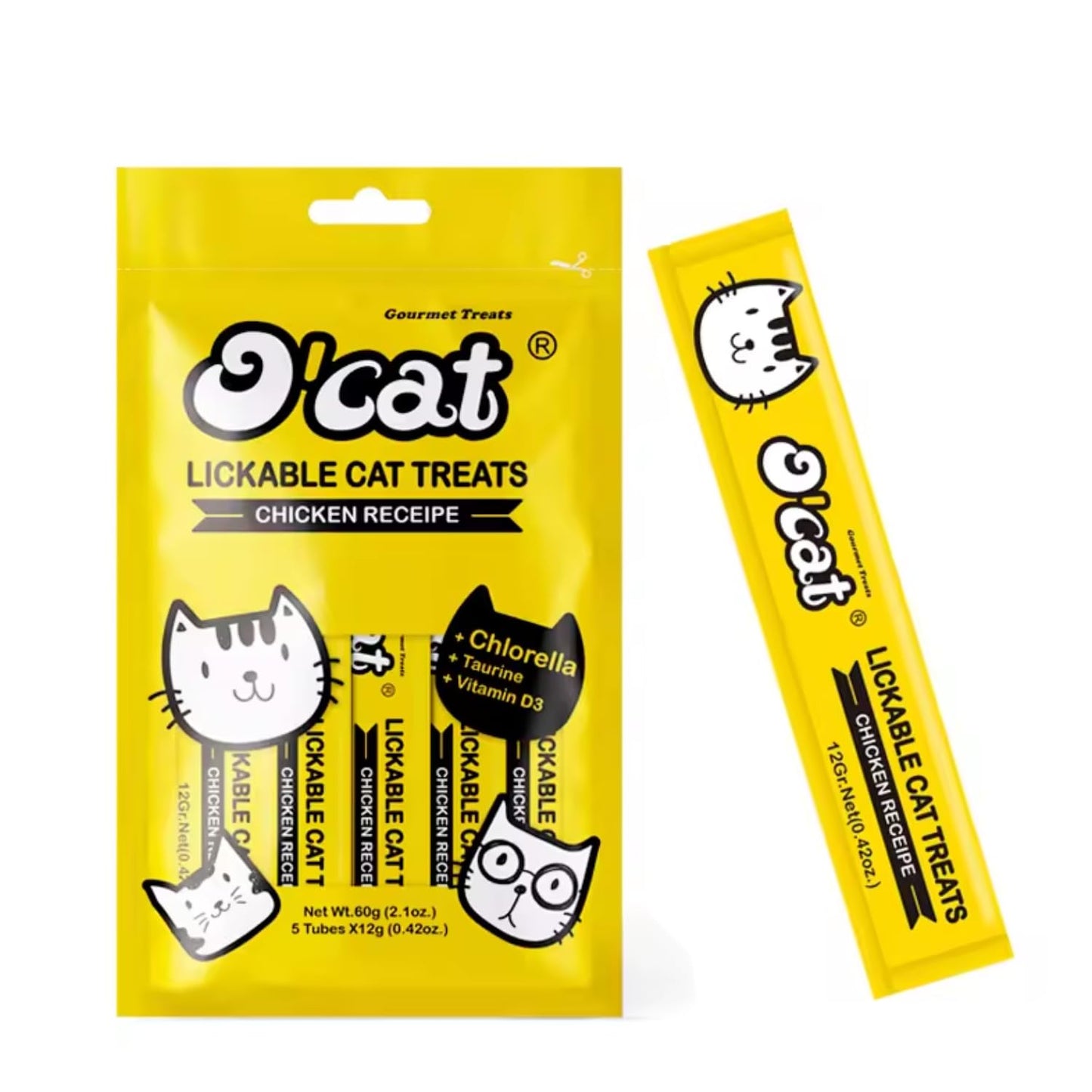 Pets Empire Lickable Cat Treat Made with Real Chicken