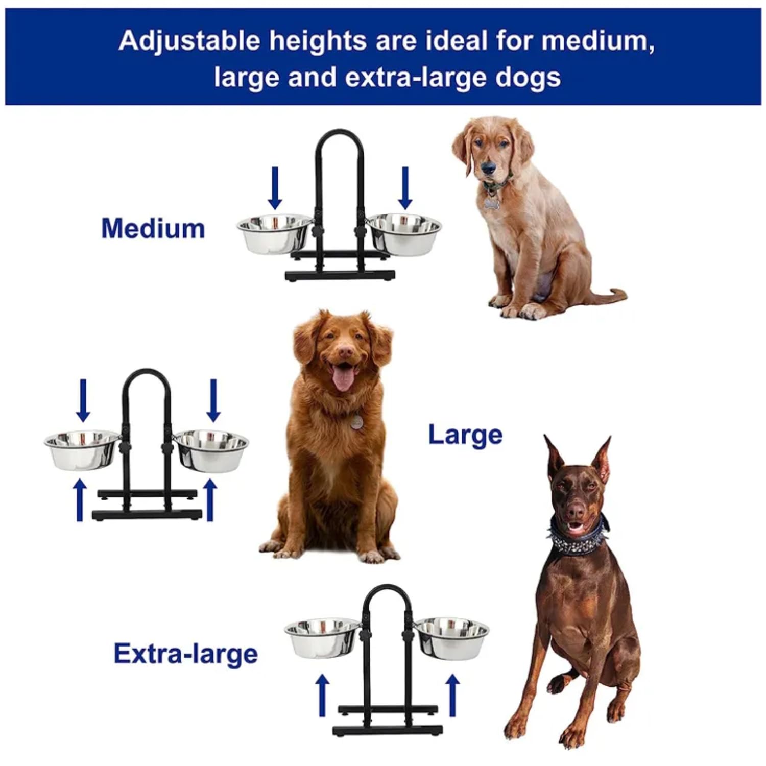 Pets Empire U' Type Adjustable Diner