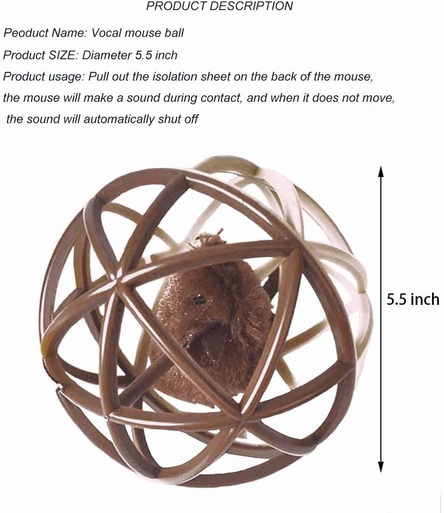 Pets empire Squeak Mouse cat Toy Ball