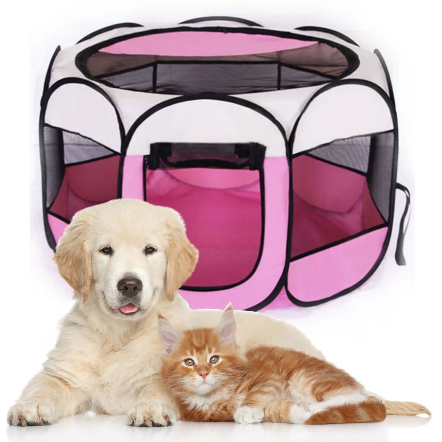 Pets Empire Cat Puppy Playpen Cage Crate