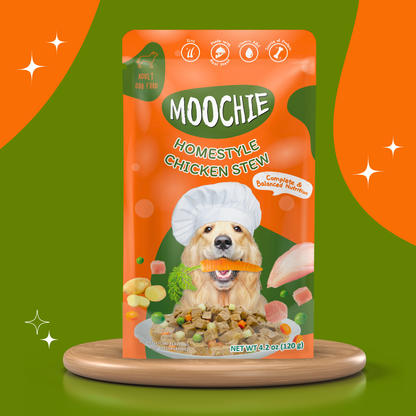 Moochie Homestyle Wet food for dogs - 3 Mix Flavour (120g )