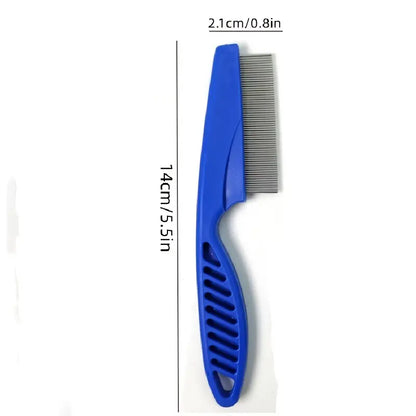Pets Empire Flee Comb & Silicone Bath Brush for Pets