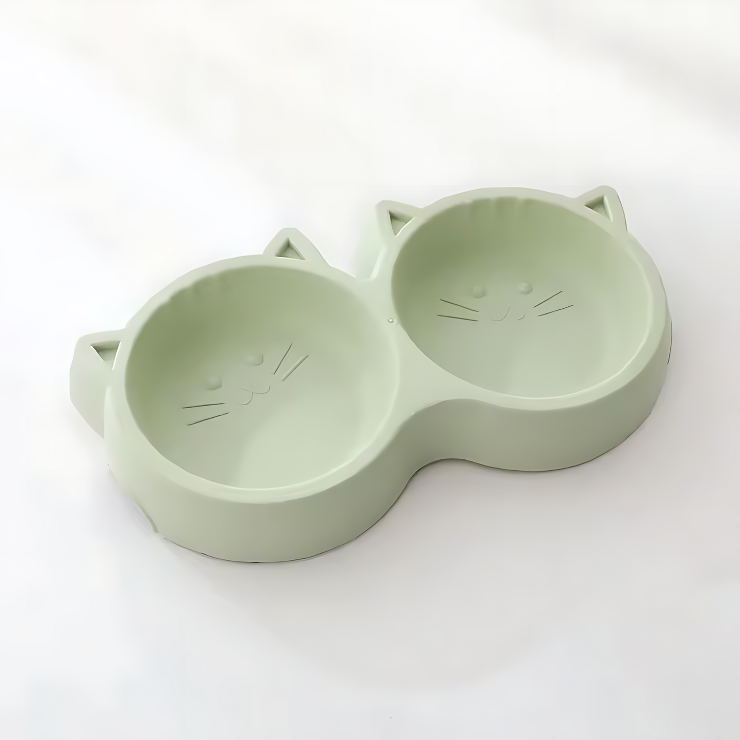 Pets Empire Pet Cat Face Double Bowl