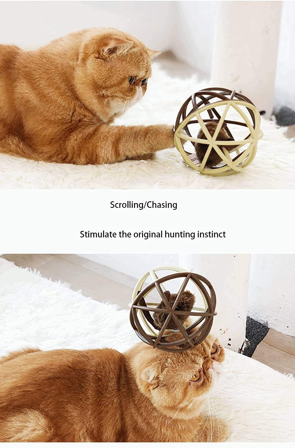 Pets empire Squeak Mouse cat Toy Ball