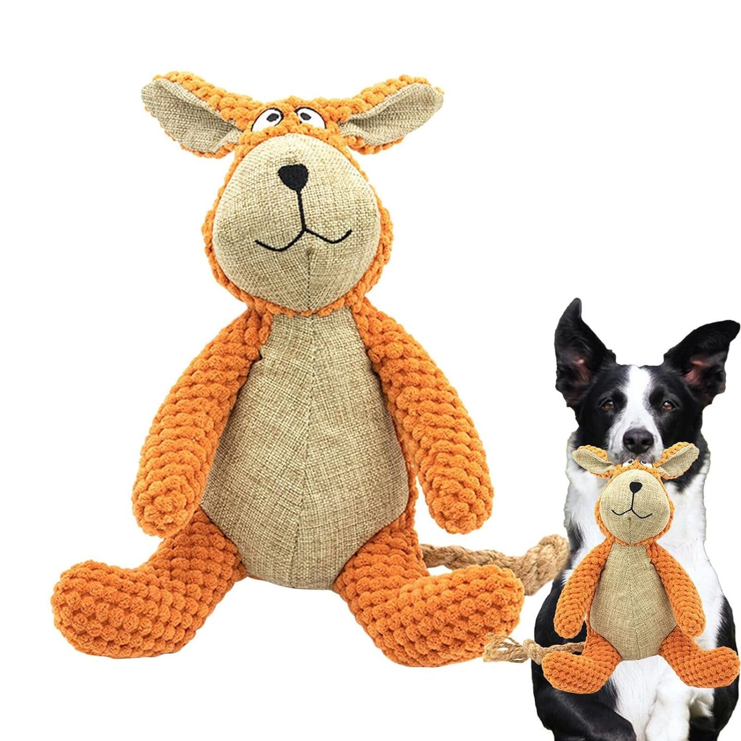 PETS EMPIRE RABIT Squeaky Plush Soft Chew Toy for Dogs