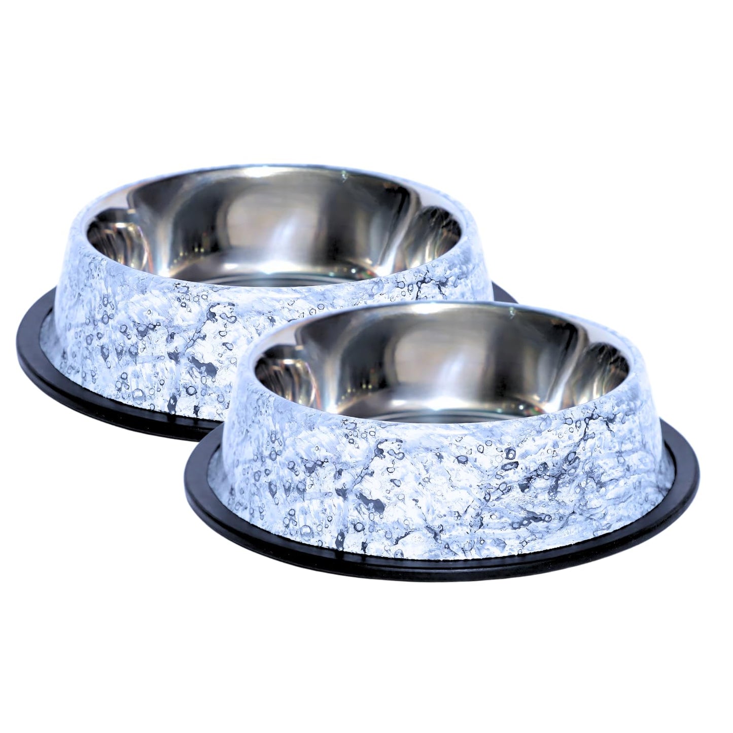 Pets Empire Unique Stainless Steel Pets Bowl (700ml Pack of 2)