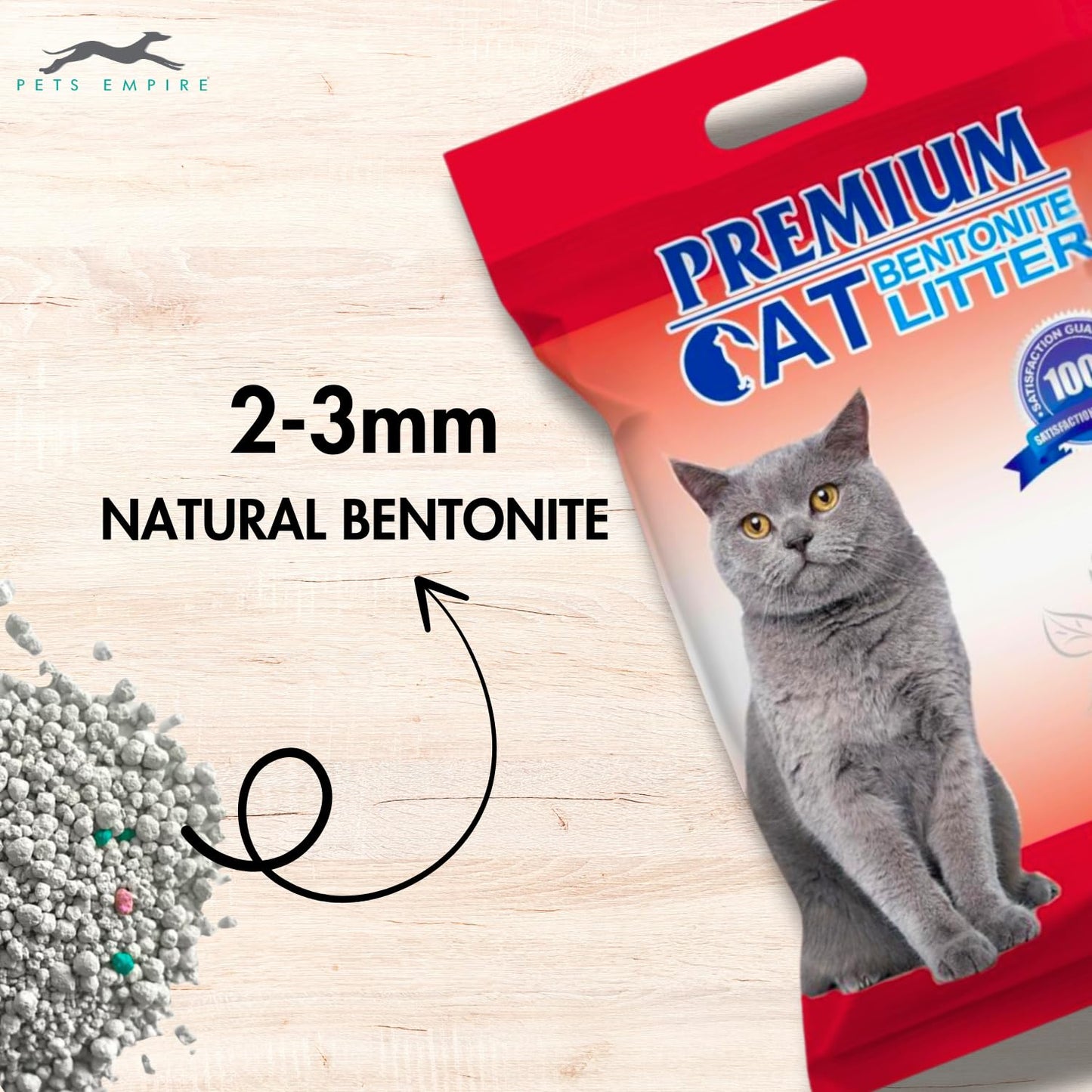 Pets Empire Premium Bentonite Cat Litter Rose Fragrance (5L/4kg)