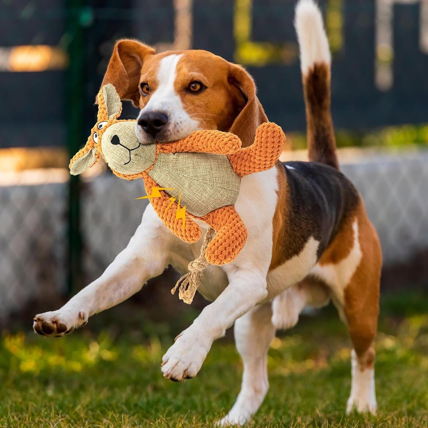 PETS EMPIRE RABIT Squeaky Plush Soft Chew Toy for Dogs