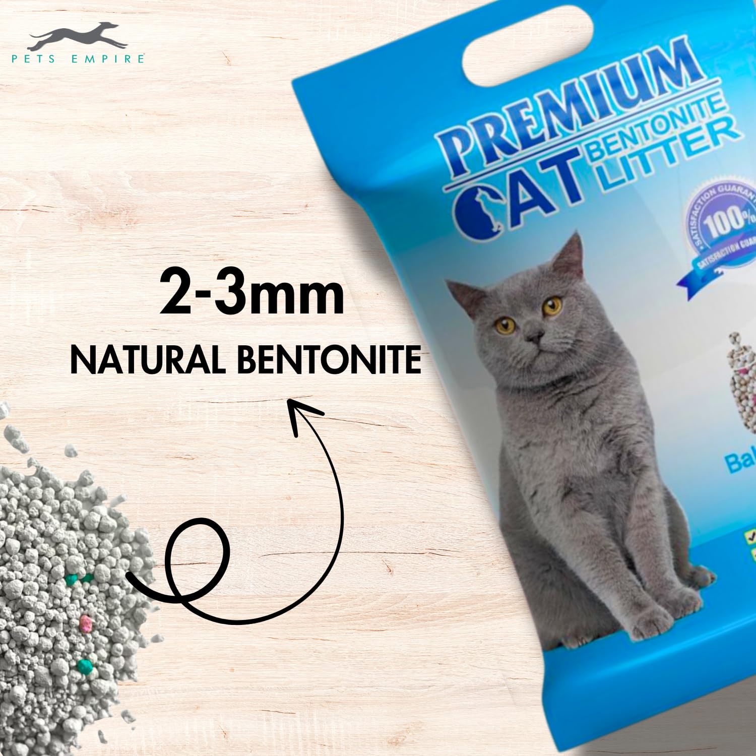 Pets Empire Premium Bentonite Baby Powder Cat Litter (5L/4kg)