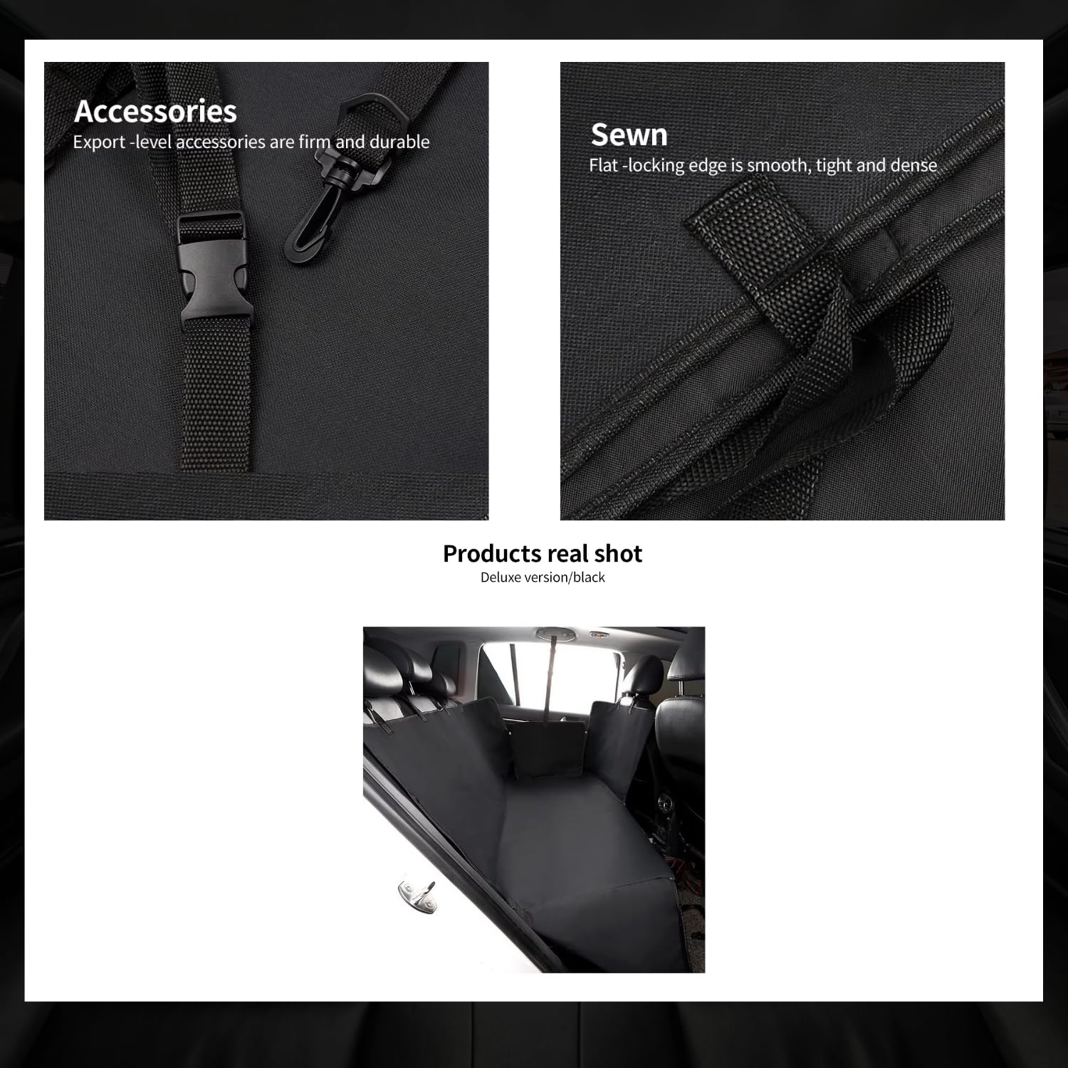Pets Empire Waterproof Dog Car Seat Cover – Universal Fit & Easy Clean