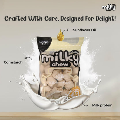 Dogaholic Milky Chew Bone Style Dog Treats-210g