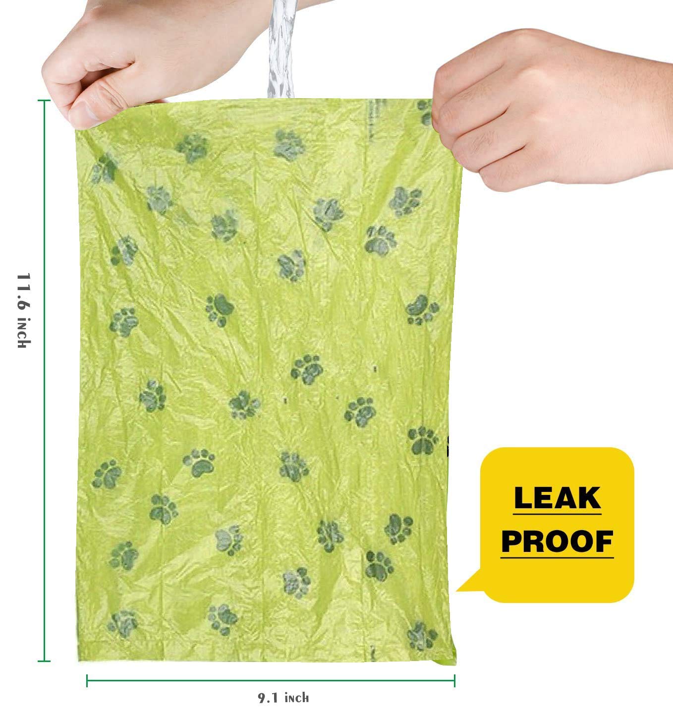 Pets Empire Biodegradable Poop Bags (100 Bags) – Oxo-Biodegradable & Leak-Proof