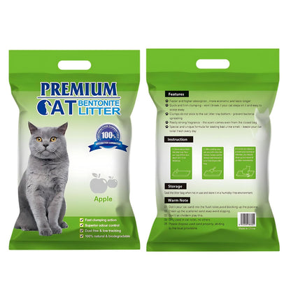 Pets Empire Premium Bentonite Cat Litter Apple Fragrance (5L/4kg)