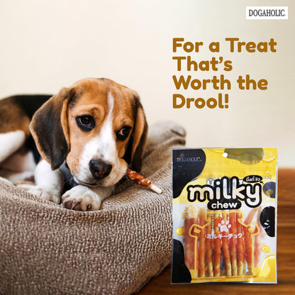 Dogaholic Milky Chew Cheese Chicken Bone Style-150g