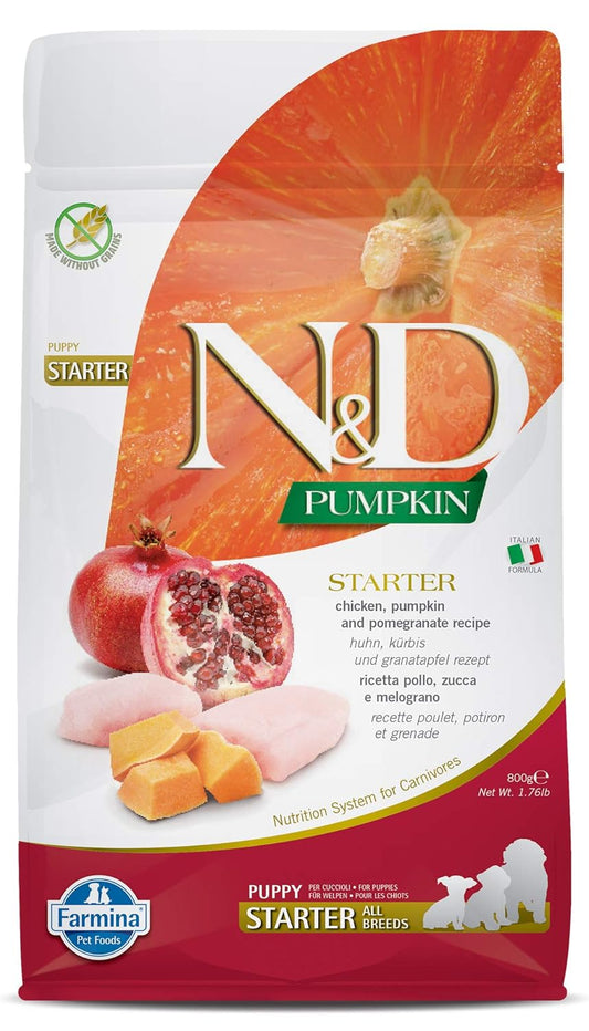 N&D Starter Puppy Pumpkin, Chicken & Pomegranate Dry Food-All Breed