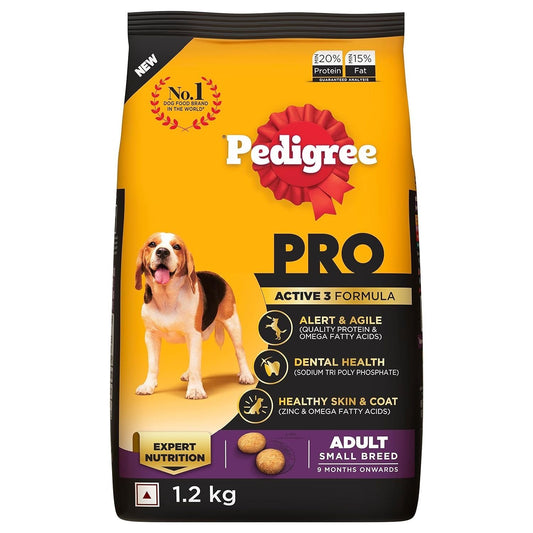 Pedigree PRO Adult (9 Months Onwards) Small Breed Dog Dry Food