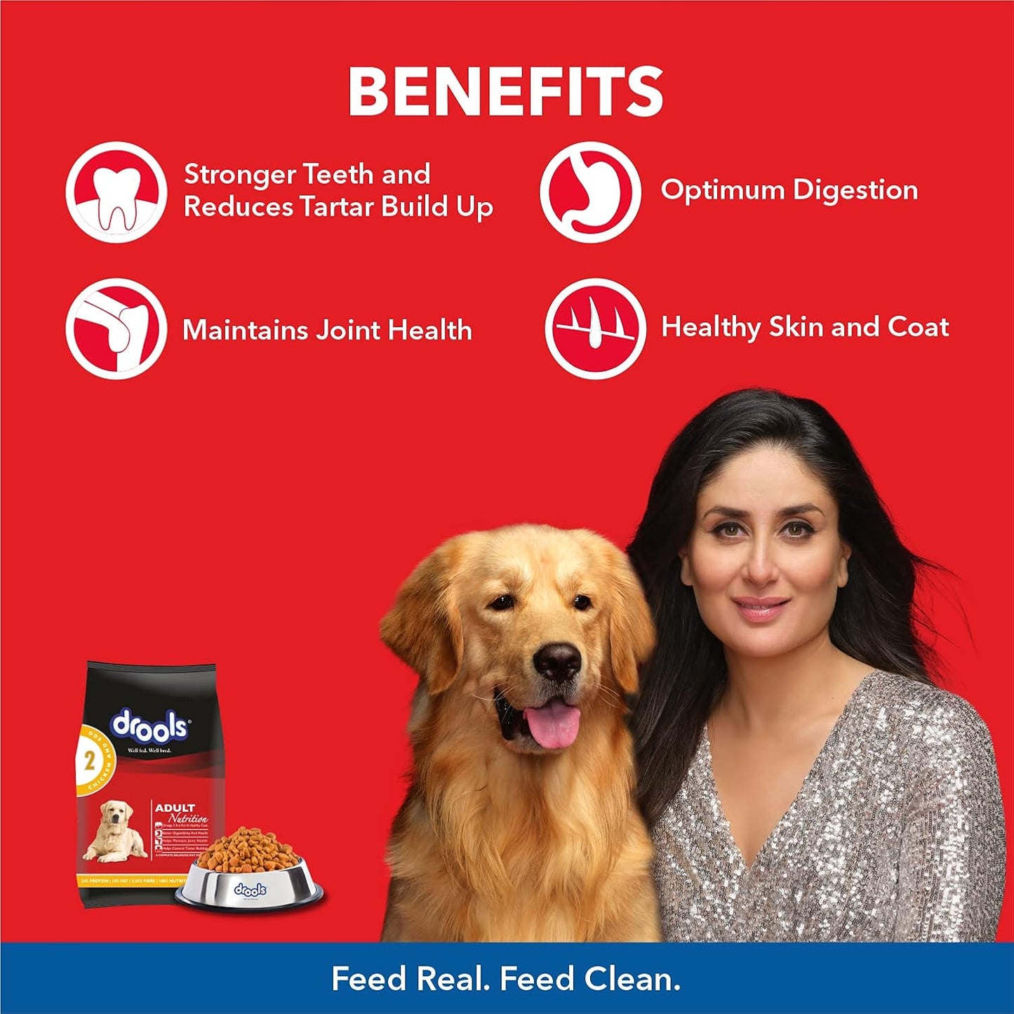 Drools Chicken and Egg Adult Dog Dry Food - 3kg