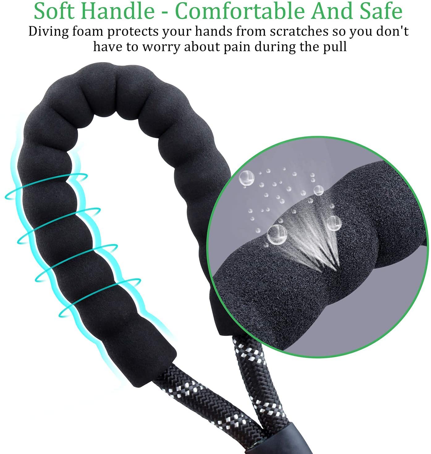 Pets Empire Spring Rope Reflective Leash For Dogs- Color May Vary