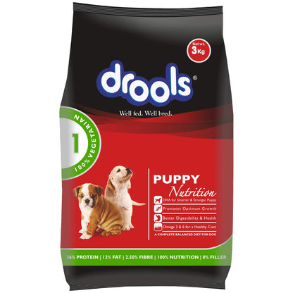Drools 100% Vegetarian Adult Dog Food, 3 kg