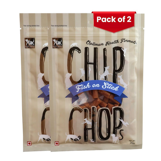 CHIP CHOP FISH ON STICK DOG TREATS 70g